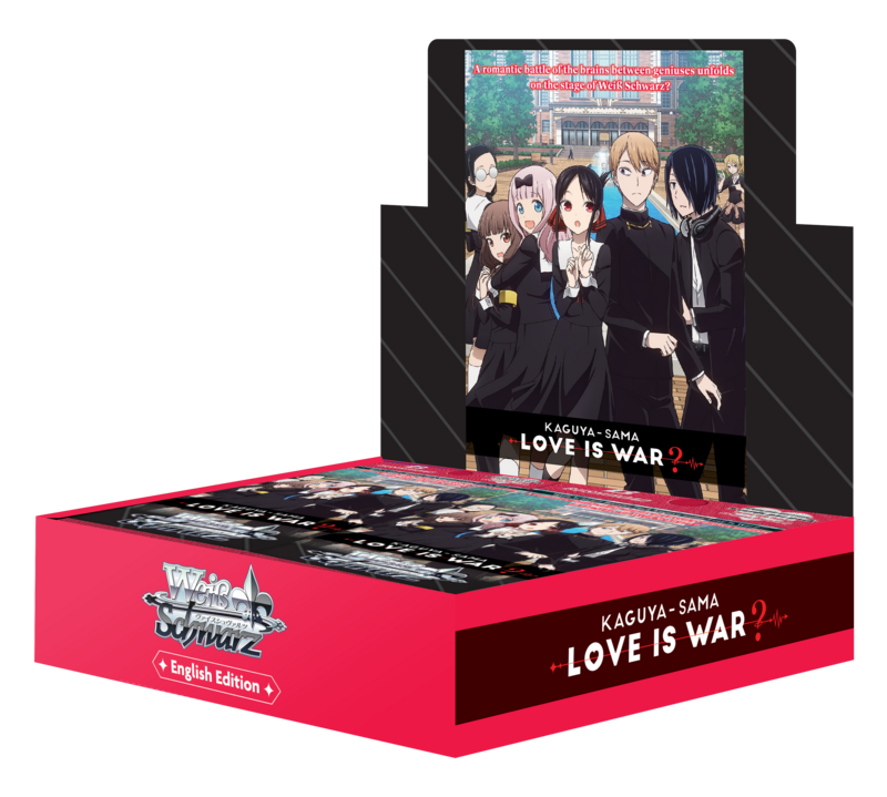 Weiss Schwarz - Kaguya-sama: Love is War - Booster Packung (16 Booster mit je 9 Karten) - Englische Version