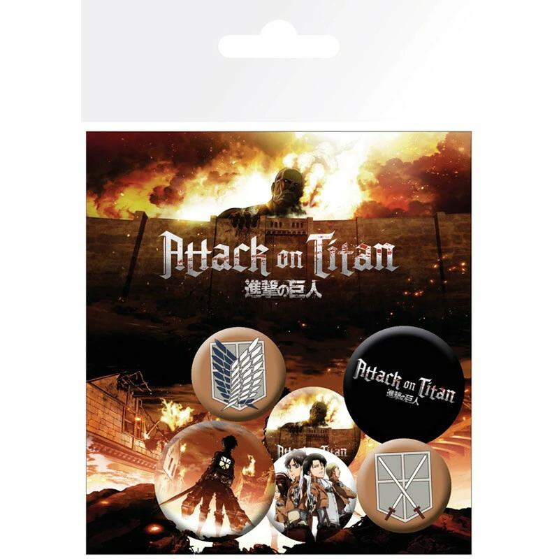 Attack on Titan - Button-Set - "Characters" - GB Eye