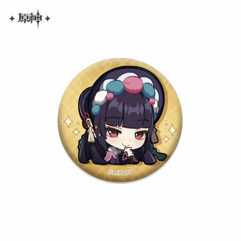 Yun Jin - Genshin Impact - Chibi Stickers Glossy Badge - miHoYo