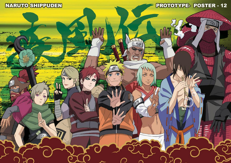 Jinchuurikis - Naruto Shippuden - Hochglanz Poster - SUNJA