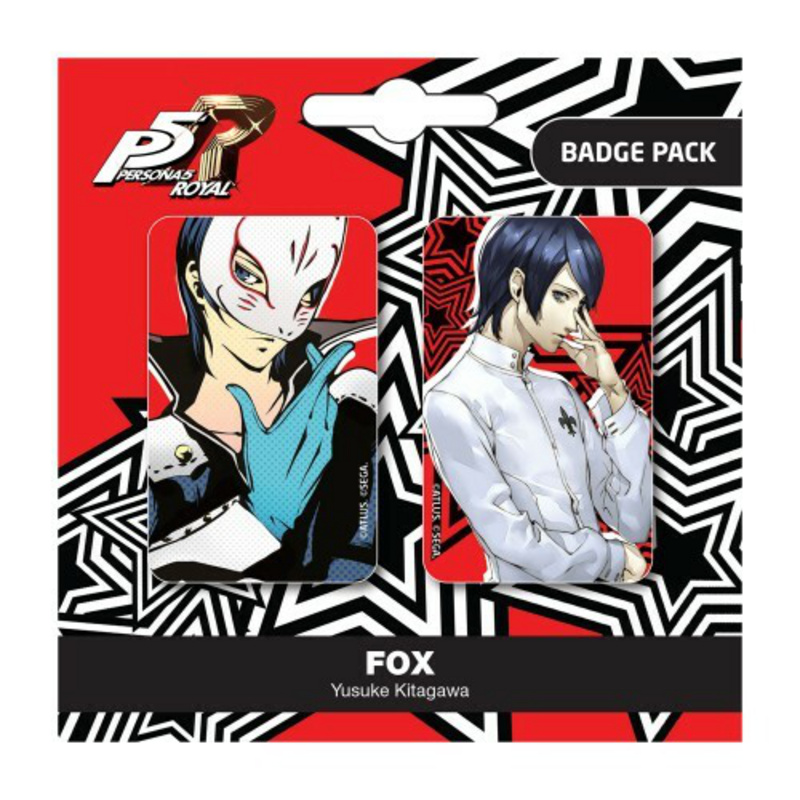 Fox / Yusuke Kitagawa - Persona 5 Royale - Badge Pack - Pop Buddies