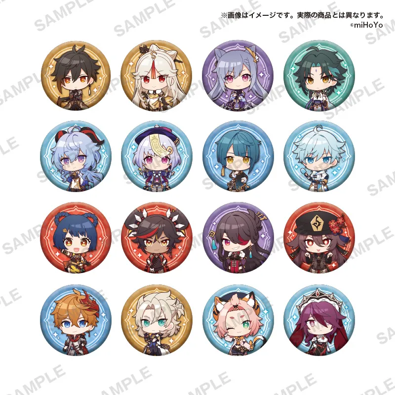 Lucky Box - Genshin Impact (Capsule Can Badge Vol. 2) - Buttons - Bushiroad