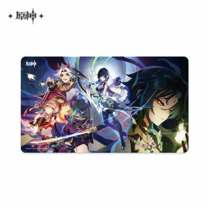 Yelan, Kuki Shinobu, Itto, Yanfei & Xiao - Genshin Impact Hidden Dreams in the Depths - Mousepad / Spielmatte - miHoYo