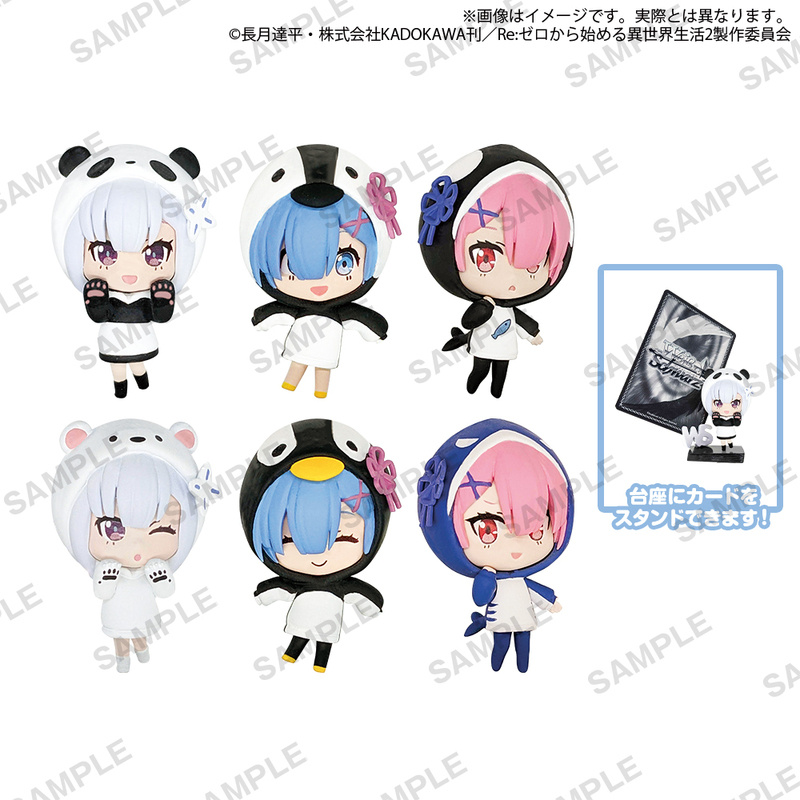 Lucky Box - Re:Zero - Weiss Schwarz Mini Figuren (Gatcha) - Bushiroad Creative