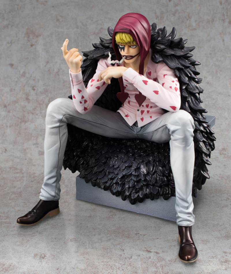 Junger Trafalgar Law & Corazón / Donquixote Rosinante - P.O.P. Portrait of Pirates Limited Edition - Megahouse - Neuauflage