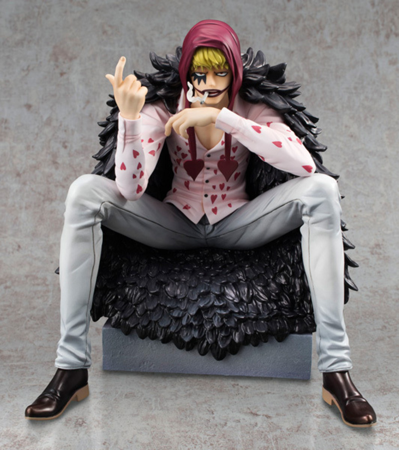 Junger Trafalgar Law & Corazón / Donquixote Rosinante - P.O.P. Portrait of Pirates Limited Edition - Megahouse - Neuauflage