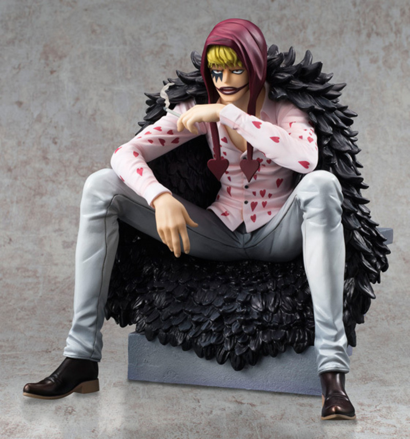 Junger Trafalgar Law & Corazón / Donquixote Rosinante - P.O.P. Portrait of Pirates Limited Edition - Megahouse - Neuauflage