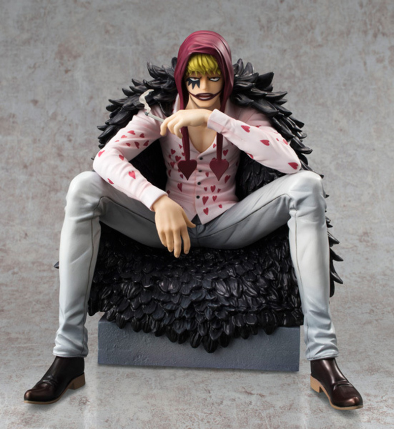 Junger Trafalgar Law & Corazón / Donquixote Rosinante - P.O.P. Portrait of Pirates Limited Edition - Megahouse - Neuauflage