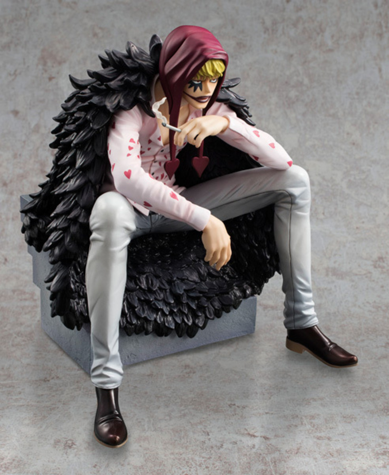 Junger Trafalgar Law & Corazón / Donquixote Rosinante - P.O.P. Portrait of Pirates Limited Edition - Megahouse - Neuauflage