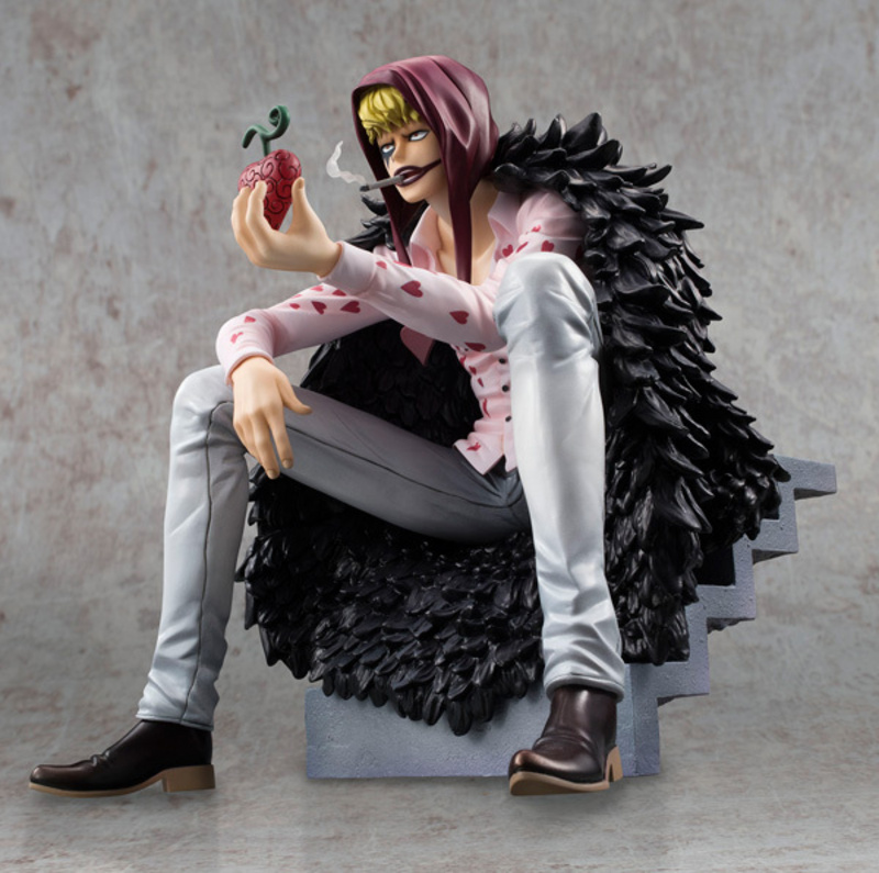 Junger Trafalgar Law & Corazón / Donquixote Rosinante - P.O.P. Portrait of Pirates Limited Edition - Megahouse - Neuauflage