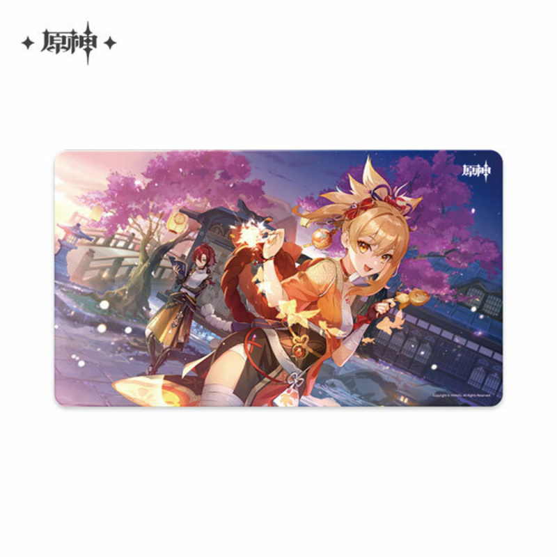 Yoimiya & Heizou - Genshin Impact Summer Fantasia - Mousepad /Spielmatte - miHoYo