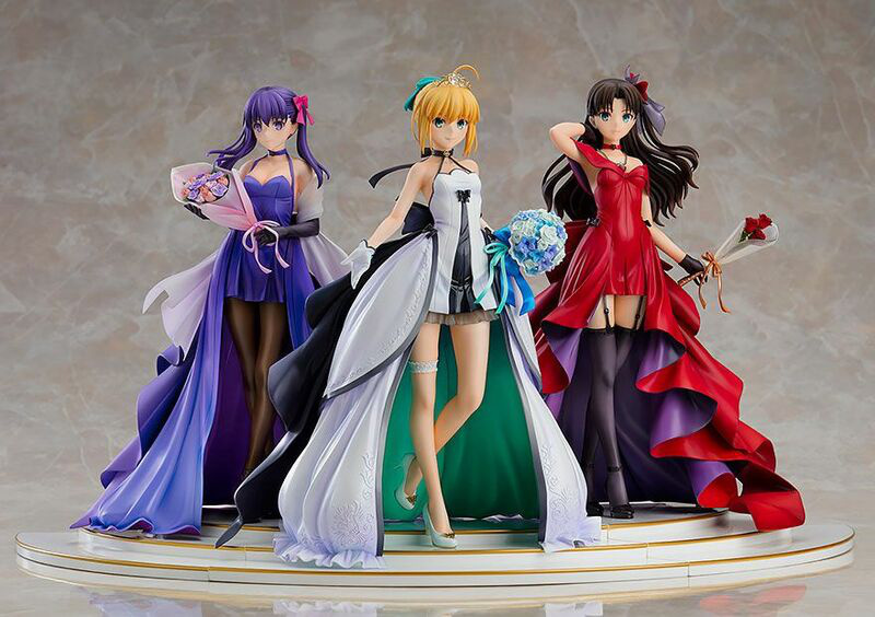 Saber, Rin Tohsaka und Sakura Matou - 15th Celebration Dress Ver. - Fate/Stay Night - Good Smile Company