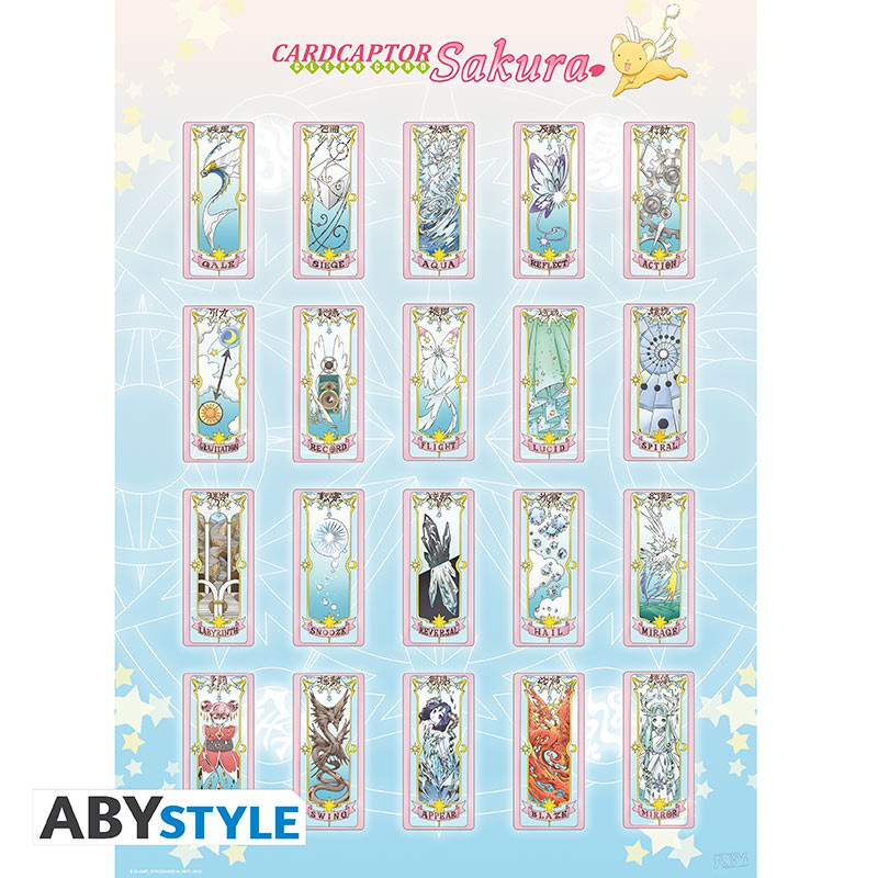 Card Captor Sakura - Chibi Poster Set - 52 x 38 cm - AbyStyle