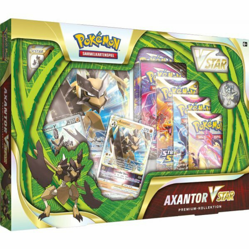 Pokemon TCG - Axantor VStar Premium Kollektion (Sammelkartenspiel, deutsch)