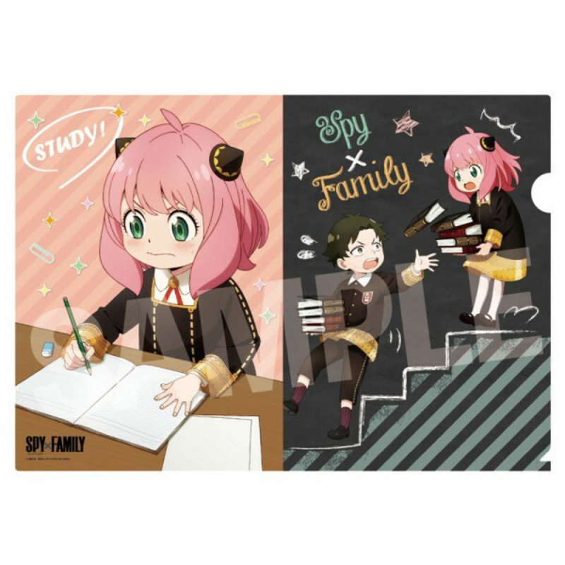 Anya Forger (Gakkou mo Ganbaru!) - Spy x Family  - Clear File / Aktenhülle - Ensky