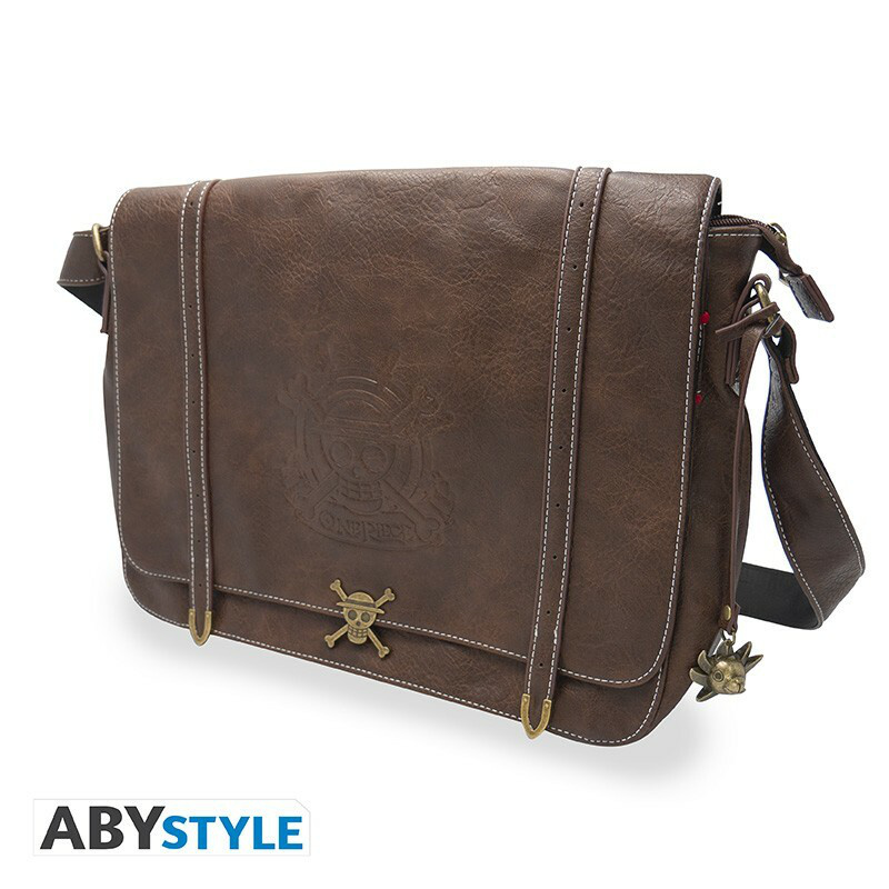 "Strohhut-Bande" - One Piece - Hochwertige Premium-Schultertasche - AbyStyle