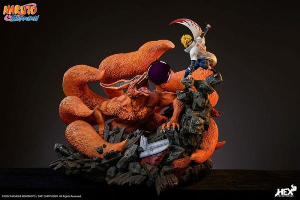 Battle of Destiny: Namikaze Minato vs Kurama - Naruto Shippuden Statue - HEX Collectibles