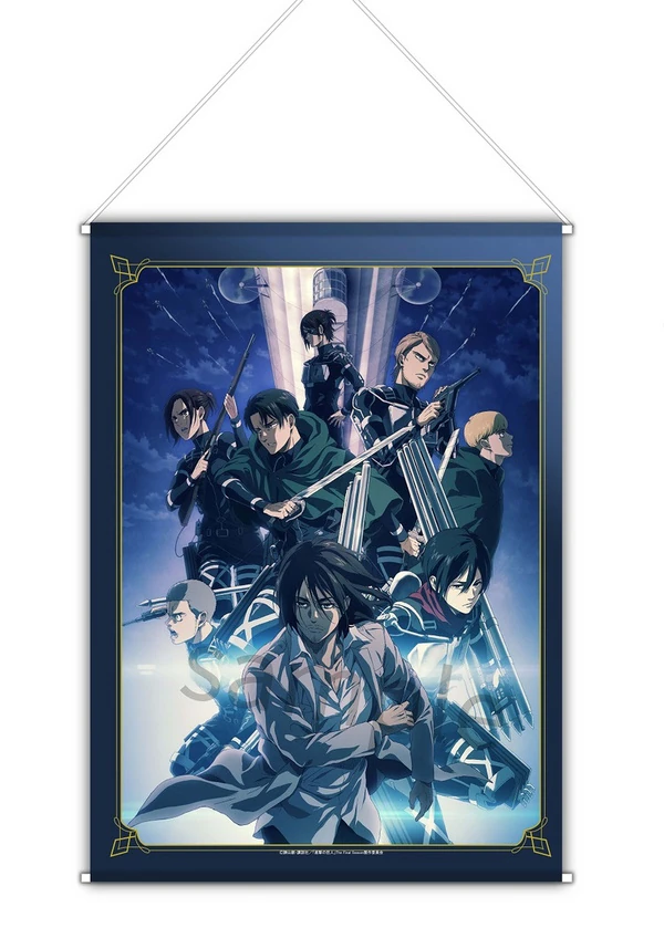 Attack on Titan The Final Season - Wallscroll B3 (Blue Color Version) - Matsumoto Shoji