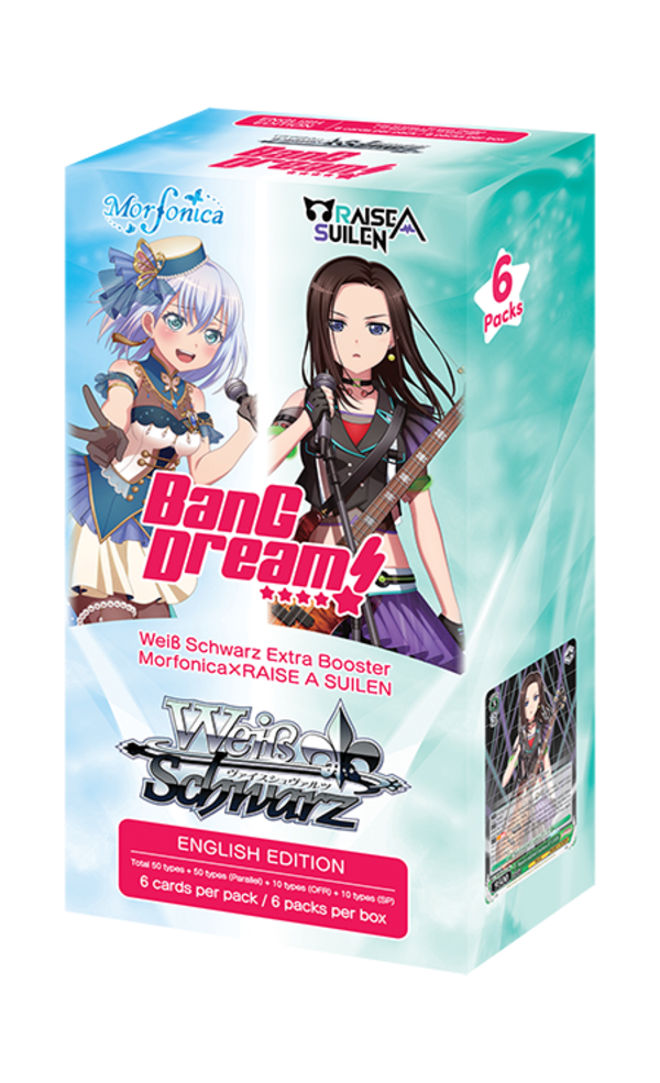 Weiss Schwarz Booster Display - Bang Dream! Morfinca x Raise A Suilen - (enthält 6 Booster mit je 6 Karten) (Englische Version)