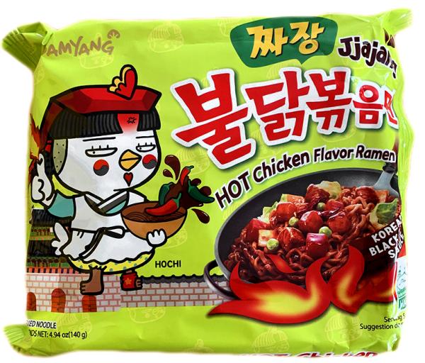 Instant-Nudeln - Jjajang - Hot Chicken  Ramen (gebraten) von SamYang