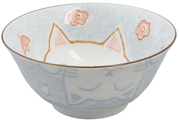 Kawaii Bowl - Tayo Neko - Blau von Tokyo Design Studio (500ml)