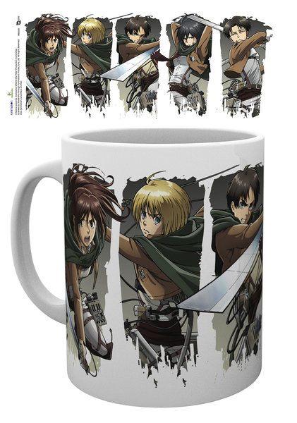 Attack on Titan Tasse - Character Montage