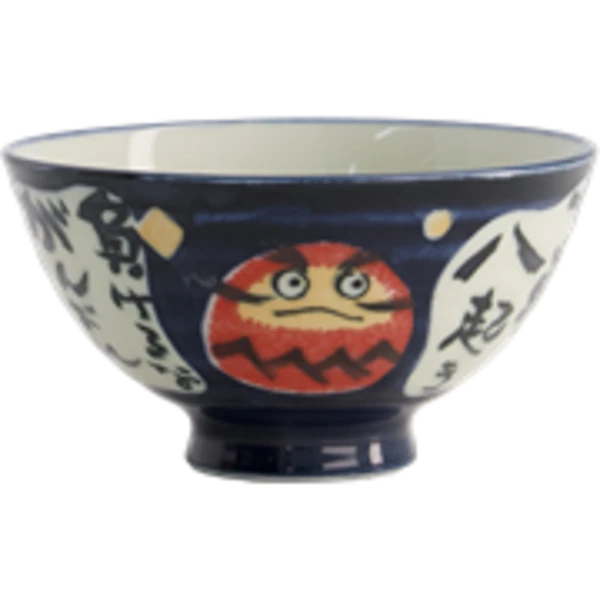 Kawaii Bowl / Schale für Reis - Daruma Blau von TOKYO Design Studio (300ml)