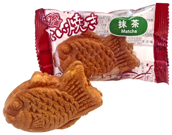 Taiyaki mit Matcha-Creme von Haraya (5er Packung)