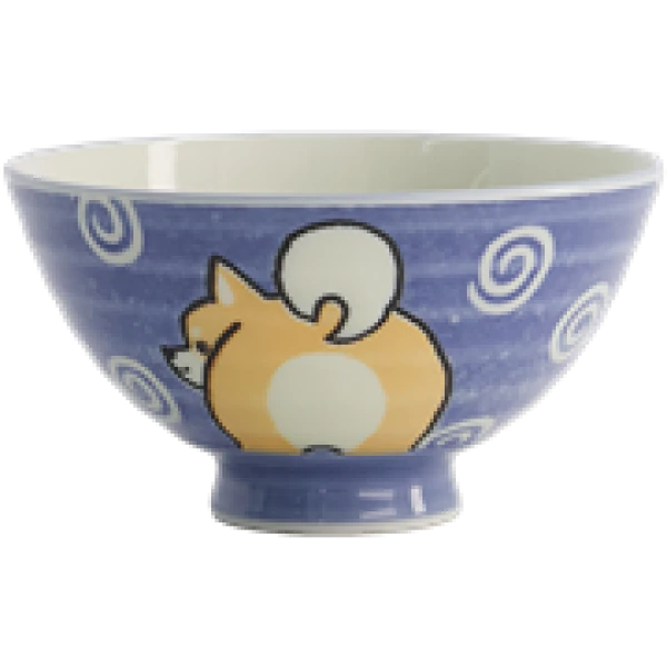 Kawaii Bowl / Schale für Reis - Shiba Blau von TOKYO Design Studio (350ml)