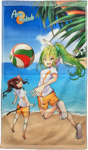 Manami Beach - kleines Handtuch von AnimeRadio.de