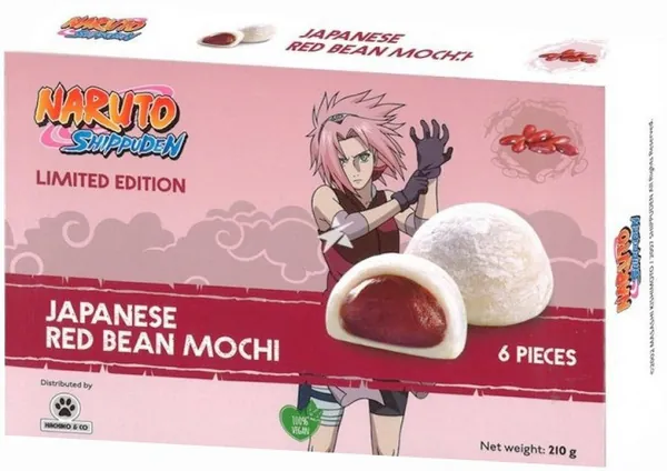 Japanische Mochi - Rote Bohne von HACHIKO & CO - Limitierte Naruto Shippuden Edition [Vegan]