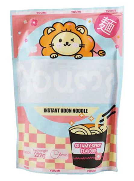 Instant-Nudeln - Udon-Nudeln - Creamy Spicy von Youmi