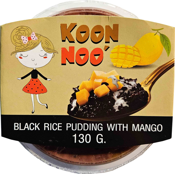 Koon Noo - Schwarzer Reispudding mit Mango von Thai Ha