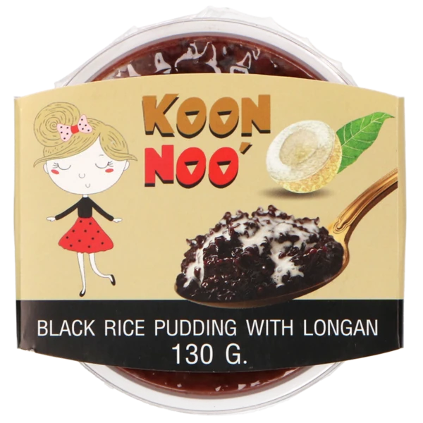 Koon Noo - Schwarzer Reispudding mit Longan von Thai Ha