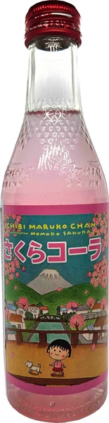 Japanische Soda Sakura-Geschmack (Chibi Maruko Edition) von Kimura [EINWEG]