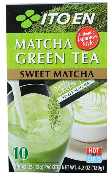 Japanischer Grüner Tee - Matcha Instant-Pulver (10 Sticks) von ITO EN