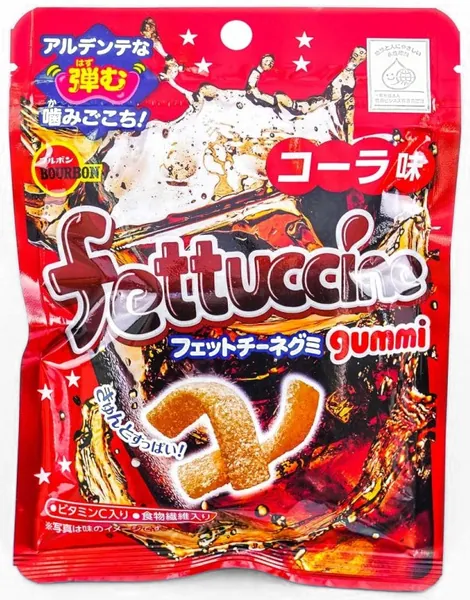 Japanische fettuccine Gummi mit Cola Geschmack von Bourbon