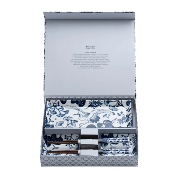 Geschenk Set Sushi Platte | Teller "Flora Japonica" von TOKYO Design Studio