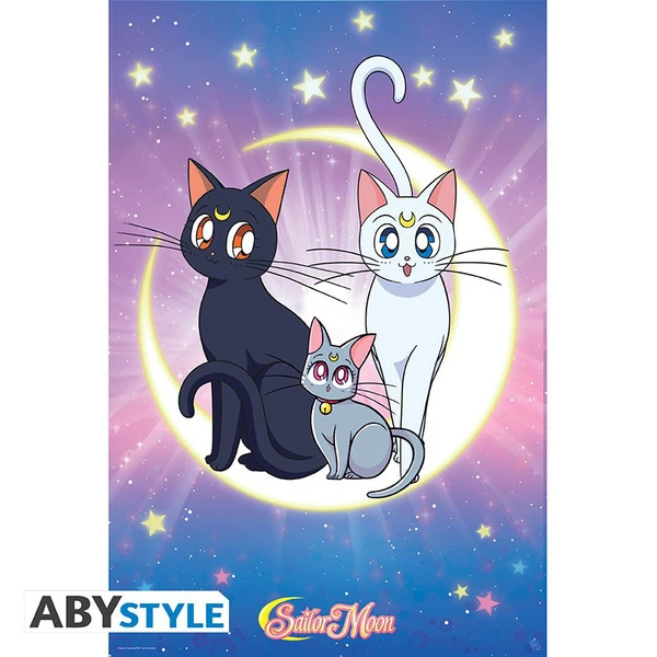 Sailor Moon - Luna, Artemis & Diana Poster - ABYStyle