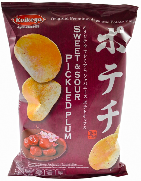 Original japanische Premium Kartoffelchips - Pflaume von KOIKEYA
