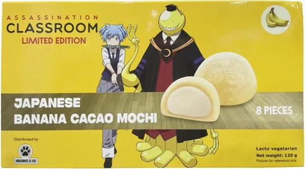 Japanische Cacao Mochi - Banane mit Milchcreme von HACHIKO & CO - Limitierte Assassination Classroom Edition