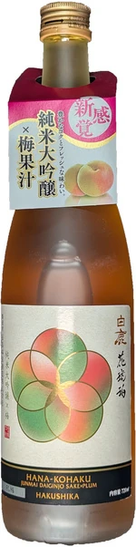 Hanakohaku Junmai Daiginjo - Reiswein mit Pflaumensaft, Alc. 10.5% von Hakushika [0,72l] [EINWEG]