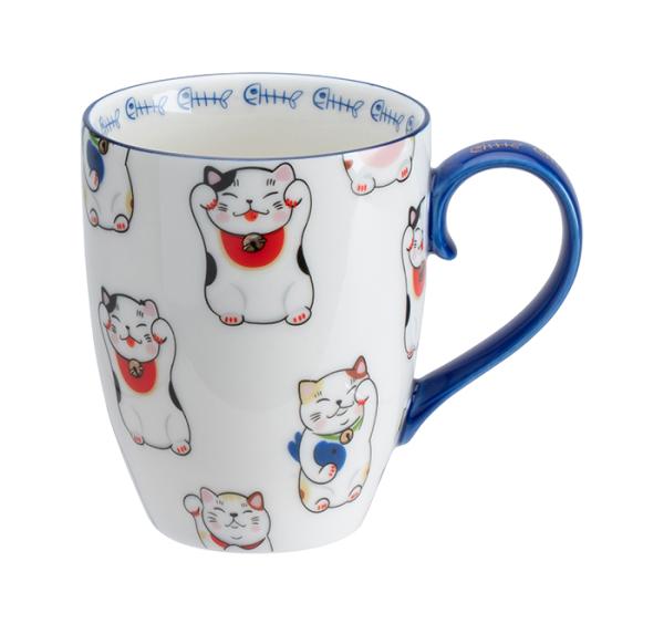 Kawaii Tasse - Japanische Winkekatze - Weiße Version von Tokyo Design Studio