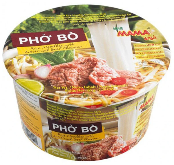 Instant Reisnudeln - Pho Bo - Rindfleischgeschmack von MAMA