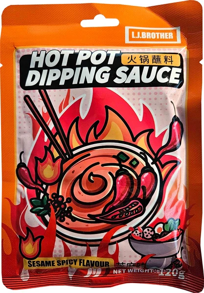 Hot Pot - Dipping Sauce - Sesam Spicy Geschmack von L.J. BROTHER