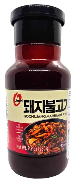 Koreanische Gochujang Bulgogi Marinade für Schweinefleisch von O'Food