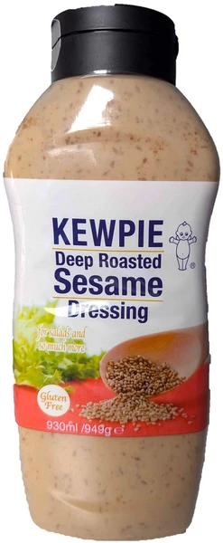 Japanische Fukairi Goma Dressing-Sauce mit geröstetem Sesam von Kewpie