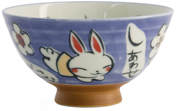 Kawaii Bowl - Hase - Blau von Tokyo Design Studio (300ml)