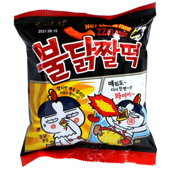 Zzaldduck Hot Chicken Chips von SamYang