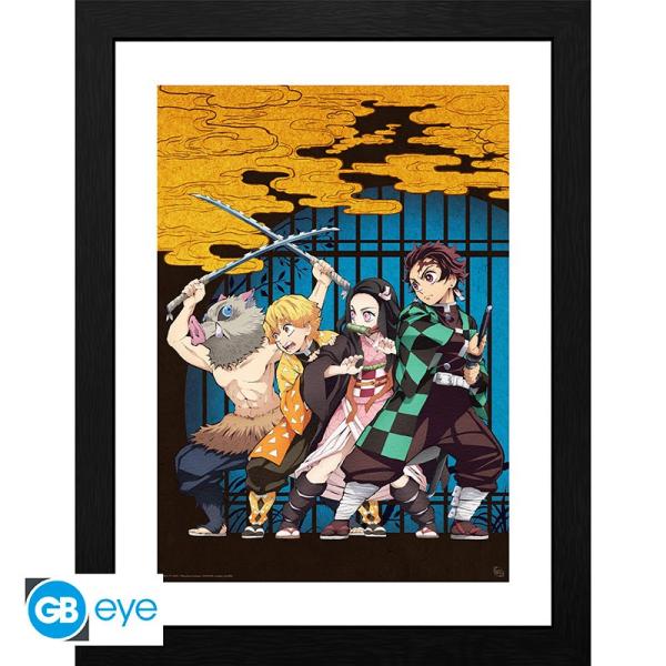 Demon Slayer - gerahmtes Poster - Key Art - ABYStyle